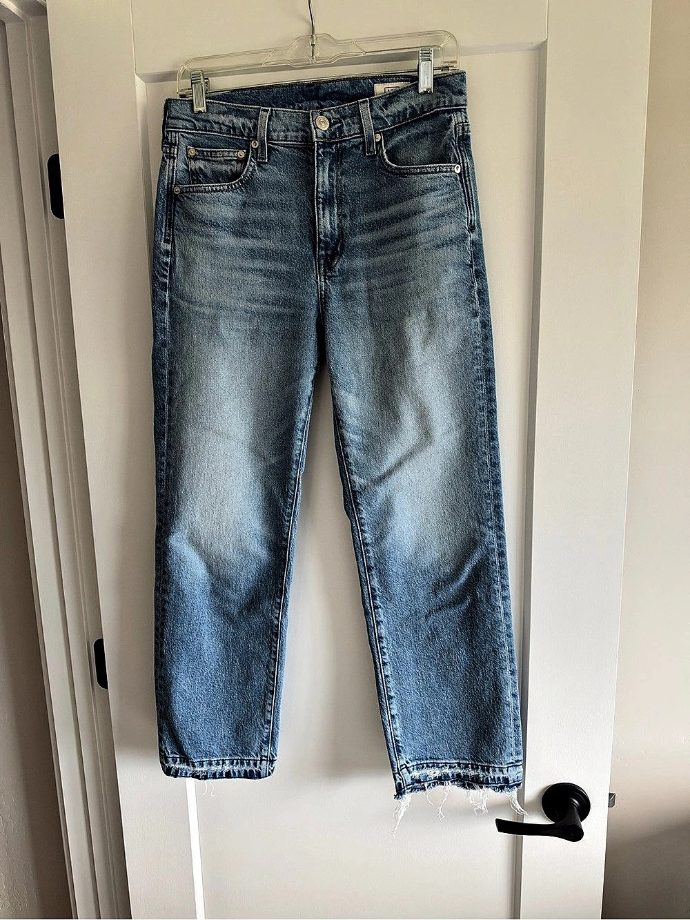 AYR The YaYa Straight Leg Jeans in Blue Waist 28S